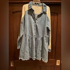 Free People Kenny Denim Dress
